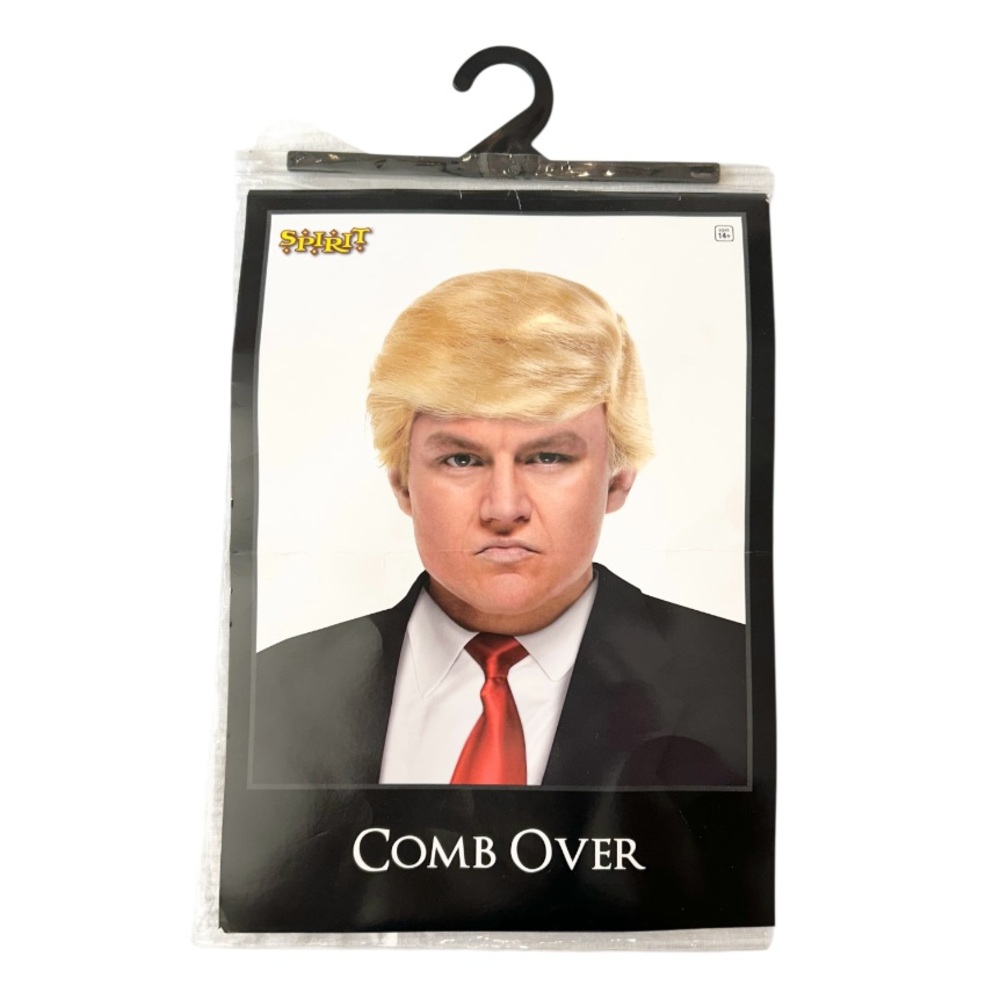 Blonde Comb Over Costume Wig